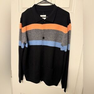 Black Cashmere Cardigan – Effortless Luxury with a Modern Edge 🔥 Size-Medium